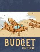 Budget for Teens: Monthly Budget Tracking with Guide with List of Income, Monthly - Weekly Expenses and Bill Planner Vintage Design