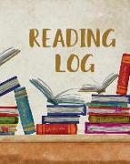 Reading Log for Kids: (8 X 10 Large) Reading Notebook for Ages 7 - 12 Child Friendly Layout 100 Record Pages