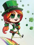 Sketchbook Plus: Happy St. Patrick's Day: 100 Large High Quality Journal Sketch Pages (Irish Anime Girl)