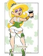 Sketchbook Plus: Happy St. Patrick's Day: 100 Large High Quality Journal Sketch Pages (Irish Queen)
