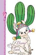 Llama Love: Cute Animal Lovers Creative Lined Writing Journal