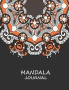 Mandala Journal: A Notebook with Classical Mandalas - Black