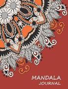 Mandala Journal: A Notebook with Classical Mandalas - Brown