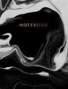 Notebook: Beautiful Black Marble Gold Bronze Lettering &#9733, School Supplies &#9733, Personal Diary &#9733, Office Notes 8.5 X