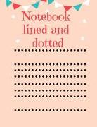 Notebook Lined and Dotted: Five Star Notebook Dot, Dot Grid Notebook Moleskin