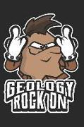 Geology Rock on: 6x9 Ruled Notebook, Journal, Daily Diary, Organizer, Planner