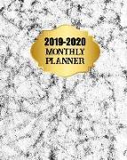 2019-2020 Monthly Planner: 2 Year Yearly Monthly and Weekly Calendar Planner for Academic Agenda Schedule Organizer Logbook Plan 154 Pages 24 Mon