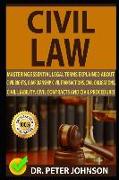 Civil Law: Mastering Essential Legal Terms Explained about Civil Rights, Guardianship, Civil Transactions, Civil Obligations, Civ