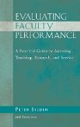 Evaluating Faculty Performance