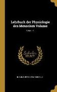 Lehrbuch Der Physiologie Des Menschen Volume, Volume 1