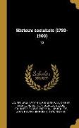 Histoire Socialiste (1789-1900): 12