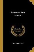 Immanuel Kant: Ein Denkmal