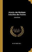 Avesta, Die Heiligen Schriften Der Parsen: Erster Band