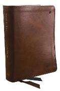 NET Bible, Journal Edition, Leathersoft, Brown, Comfort Print