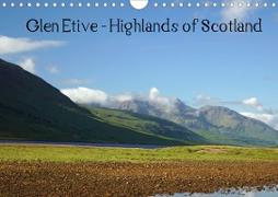 Glen Etive - Highlands of Scotland (Wall Calendar 2020 DIN A4 Landscape)