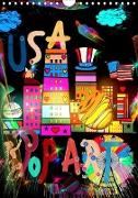 USA Pop Art by Nico Bielow (Wall Calendar 2020 DIN A4 Portrait)