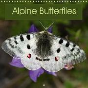 Alpine Butterflies (Wall Calendar 2020 300 × 300 mm Square)