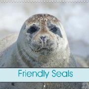 Friendly Seals (Wall Calendar 2020 300 × 300 mm Square)