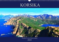 Korsika - Wandern zu den Naturwundern (Wandkalender 2020 DIN A3 quer)