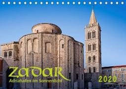 Zadar, Adriahafen im Sonnenlicht (Tischkalender 2020 DIN A5 quer)
