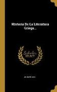 Historia De La Literatura Griega