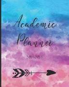 Academic Planner 2019-2020: June to July Weekly and Monthly Organizer with Notes and Inspirational Quotes