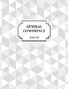 General Conference Journal: 8.5x11 Inches (21.59x27.94 CM) Bound Notebook 184 Pages