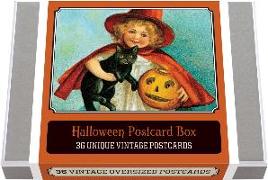Halloween Postcard Box - 36 Unique Vintage Postcards: Halloween Boxed Postcard Set