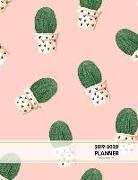 2019-2020 Planner Weekly and Monthly 8.5 X 11: Cacti Hearts Pink Calendar Schedule Organizer and Journal Notebook (January 2019 - December 2020)