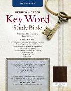 The Hebrew-Greek Key Word Study Bible: KJV Edition, Brown Genuine Goat Leather