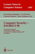 Computer Security - ESORICS 98