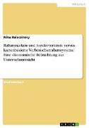 Rabattmarken und Sonderverkäufe versus kartenbasierte Verbraucherrabattsysteme: Eine ökonomische Betrachtung aus Unternehmersicht