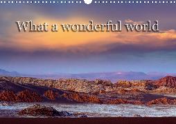 What a wonderful world (Wandkalender 2020 DIN A3 quer)