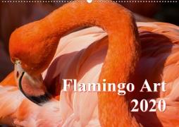 Flamingo Art 2020 (Wandkalender 2020 DIN A2 quer)