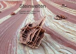 Steinwelten - Formen und Farben von Steinen und Felsen (Wandkalender 2020 DIN A3 quer)