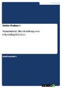 Semantische Beschreibung von e-Learning-Inhalten