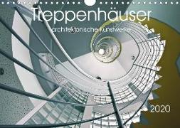 Treppenhäuser architektonische Kunstwerke (Wandkalender 2020 DIN A4 quer)