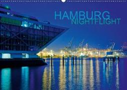 HAMBURG - NIGHTFLIGHT (Wandkalender 2020 DIN A2 quer)