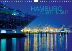 HAMBURG - NIGHTFLIGHT (Wandkalender 2020 DIN A4 quer)