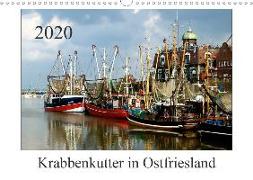 Krabbenkutter in Ostfriesland (Wandkalender 2020 DIN A3 quer)