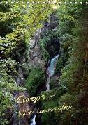 Europa - Wilde Landschaften (Tischkalender 2020 DIN A5 hoch)