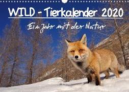 WILD - Tierkalender 2020 (Wandkalender 2020 DIN A3 quer)