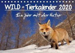 WILD - Tierkalender 2020 (Tischkalender 2020 DIN A5 quer)