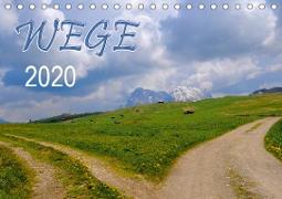 Wege 2020 (Tischkalender 2020 DIN A5 quer)