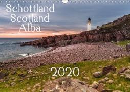 Schottland - Scotland - Alba (Wandkalender 2020 DIN A3 quer)