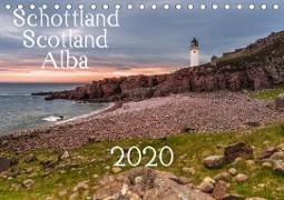 Schottland - Scotland - Alba (Tischkalender 2020 DIN A5 quer)