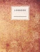 Logbook: Log Book Lined and Numbered 120 Pages with Grey Lines Letter Size 8.5 X 11 - A4 Size (Journal, Notes, Notebook, Diary