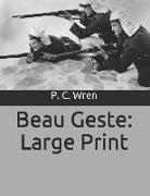 Beau Geste: Large Print