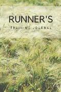 Runner's Training Journal: Runner Journal Book Ruled Lined Page Paper for Kids Boy Teen Girl Women Men Great for Writing Running Diary Fitness Re