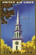 New England, USA Journal: Blank Notebook Diary Memoir Log Logue